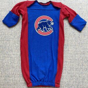 Chicago Cubs MLB Baseball Handmade newborn gown t shirt sleep sack baby gift